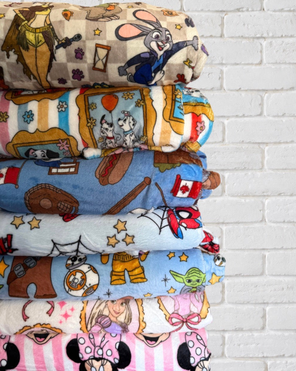 Ready to ship MINKY BLANKETS